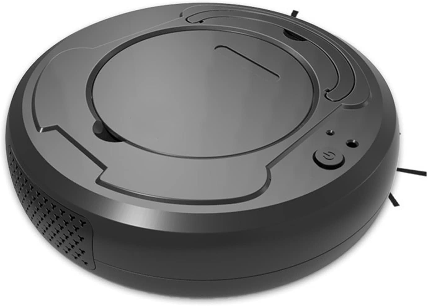 Robot mop Automatic Robot Vacuum Cleaner Smart Sweeping Dry Wet Cleaning Machine Charging Intelligent Vacuum Cleaner Home (Color : Black)