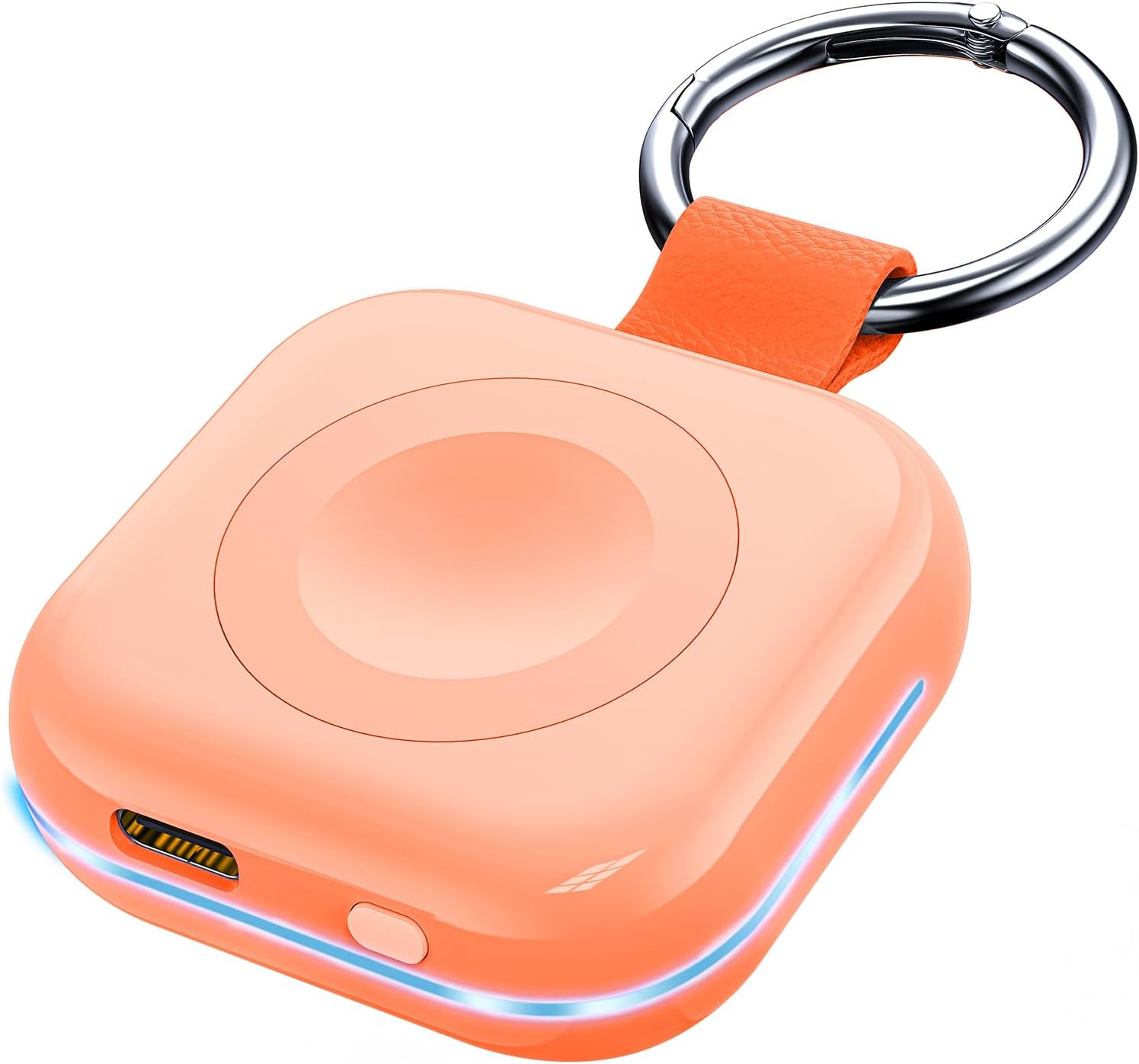 Batterie externe HUOTO pour Apple Watch 8, 1200 mAh, chargeur magnétique iWatch, portable, voyage, recharge rapide sans fil avec câble intégré pour Apple Watch 9/Ultra2/8/Ultra/7/6/SE/5/4/3/2/1