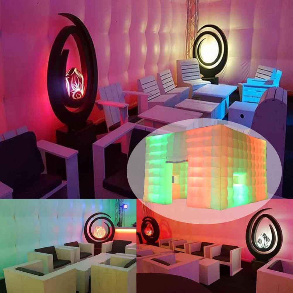 16FT Inflatable Club Night Party Tent with LED Light and Blower Adjustable to Multiple Colors Inflatable Night Club Tent for Adults · v5