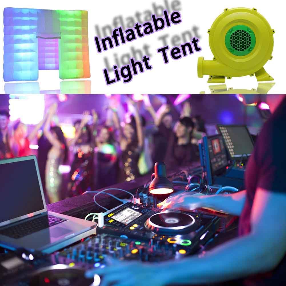 16FT Inflatable Club Night Party Tent with LED Light and Blower Adjustable to Multiple Colors Inflatable Night Club Tent for Adults · v5