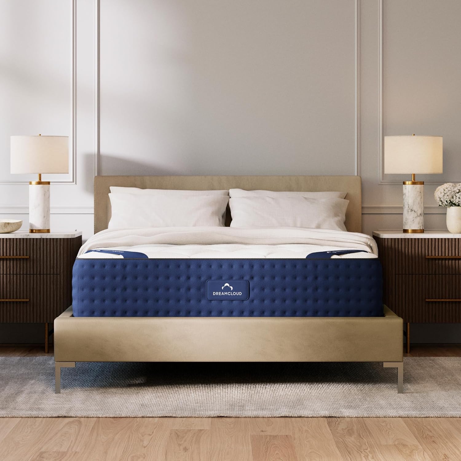 Matelas complet DreamCloud 12 - Mousse viscoélastique en gel de luxe - Essai de 365 nuits - Couches anti-pression de qualité supérieure - Garantie permanente - Certifié CertiPUR-US®