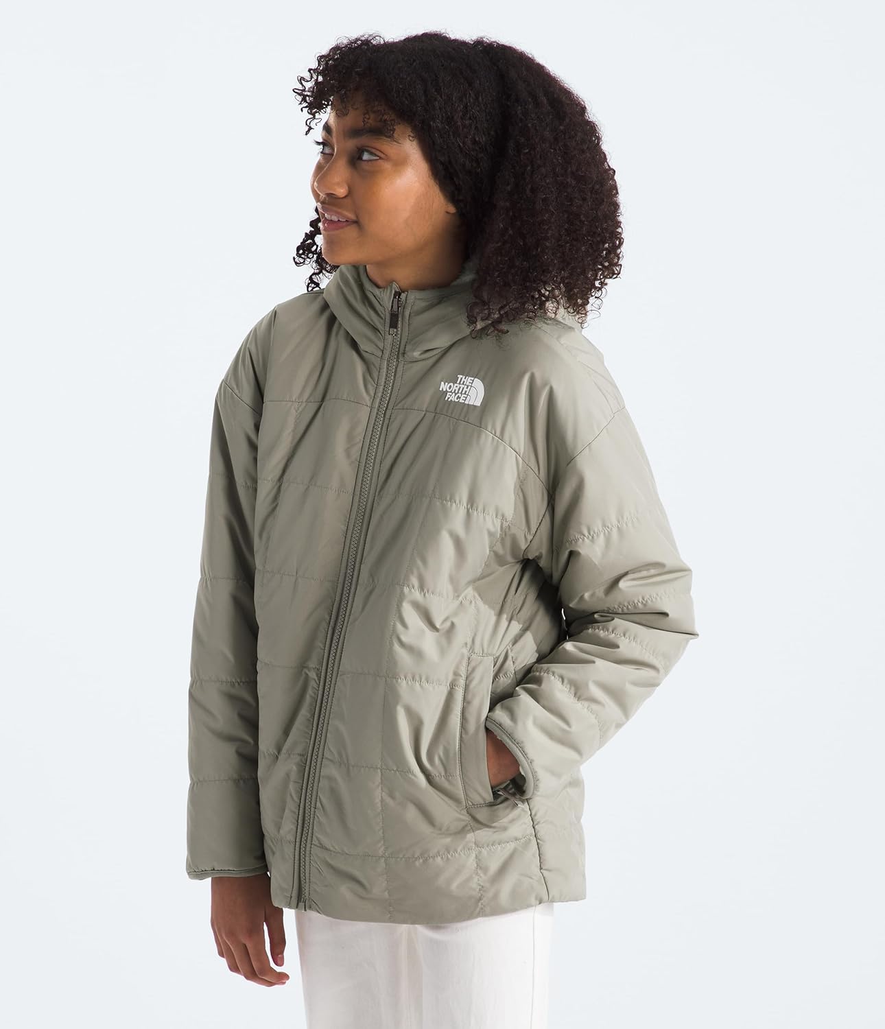 THE NORTH FACE для девочек Двусторонняя короткая парка Shasta