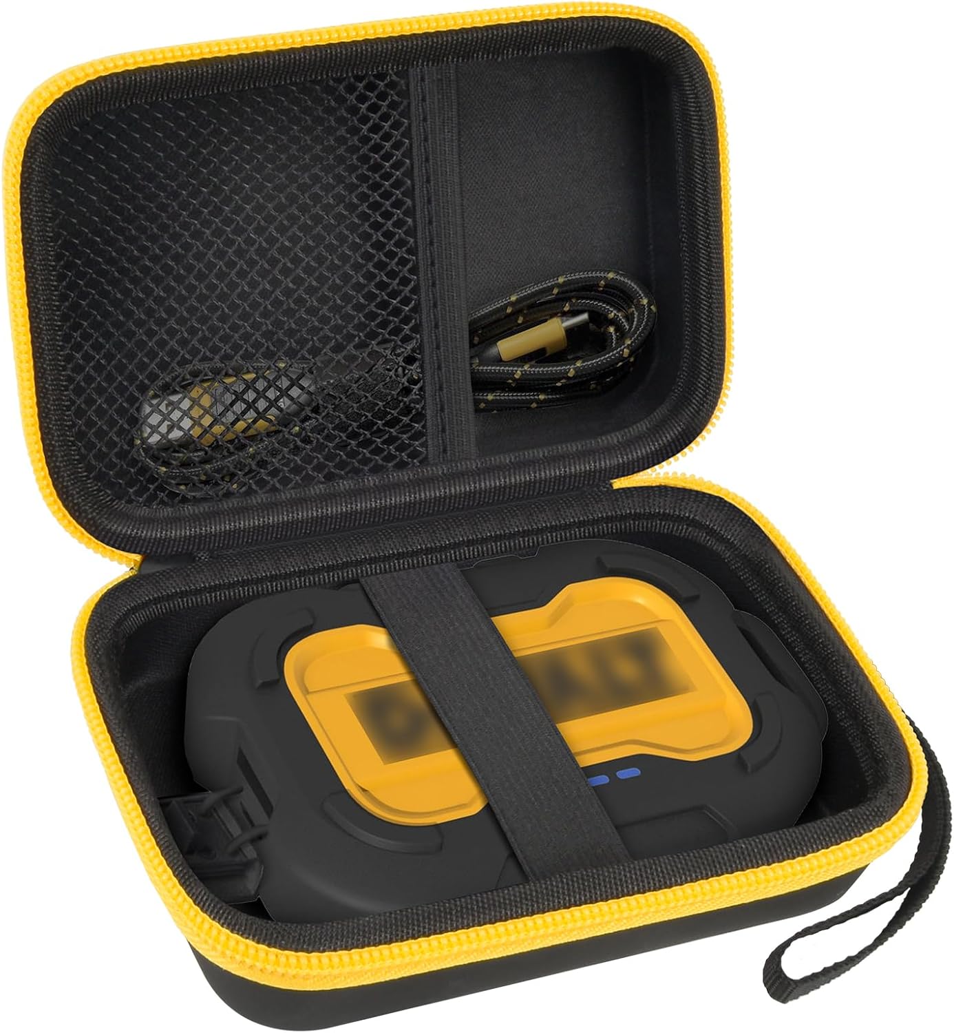 Case Compatible with DeWALT Powerbank 10000MAH/for Magnetic Power Bank 5,000mAh, Battery Charger Storage Holder Organizer, Power Bank Carrying Bag Cover with Mesh Bag Fits for USB Cable ( Box Only)