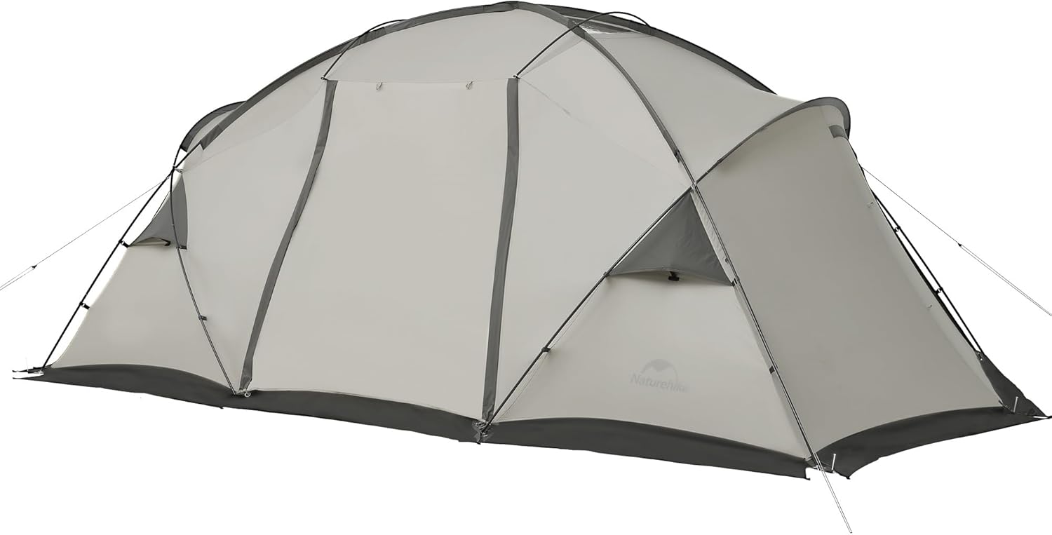 Lều nóng Naturehike Massif có bếp Jack, Lều 4 mùa, Lều cắm trại 1/2/4/6 người, Lều mùa đông chống gió chống thấm nước UPF50 có phòng và hành lang