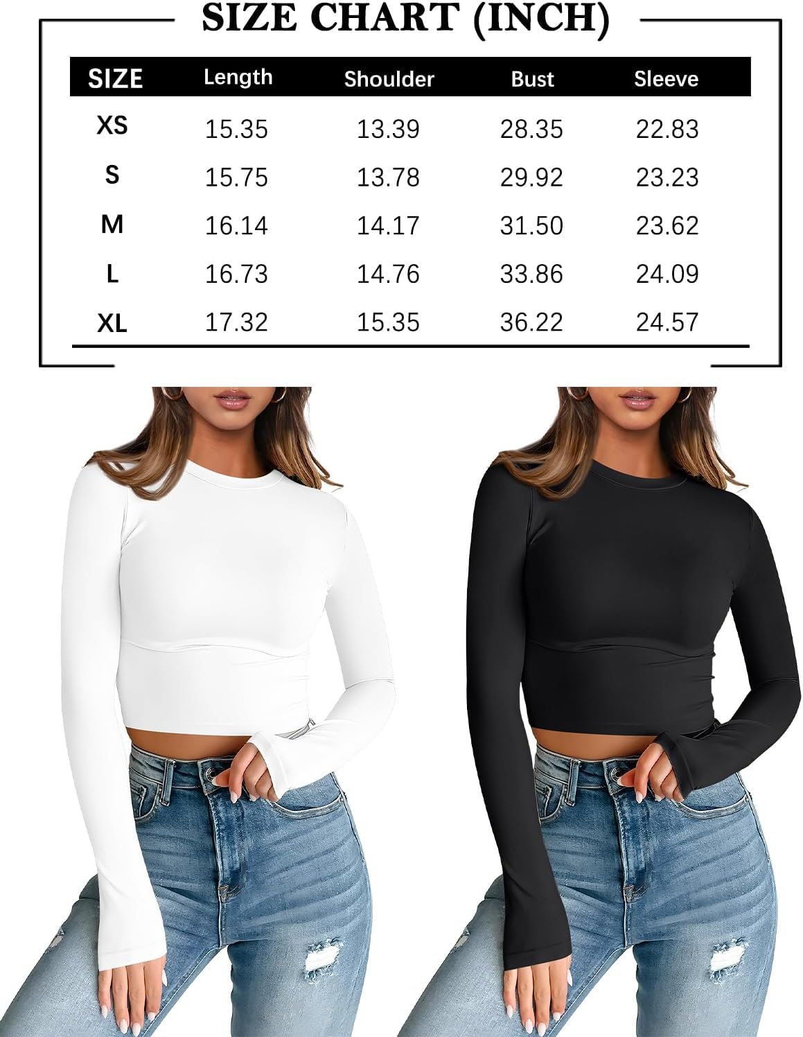 Trendige Queen Langarm-Crop-Tops für Damen, schmal geschnittene Hemden, lässige Mode, 2024, Oberteile für Teenager-Mädchen