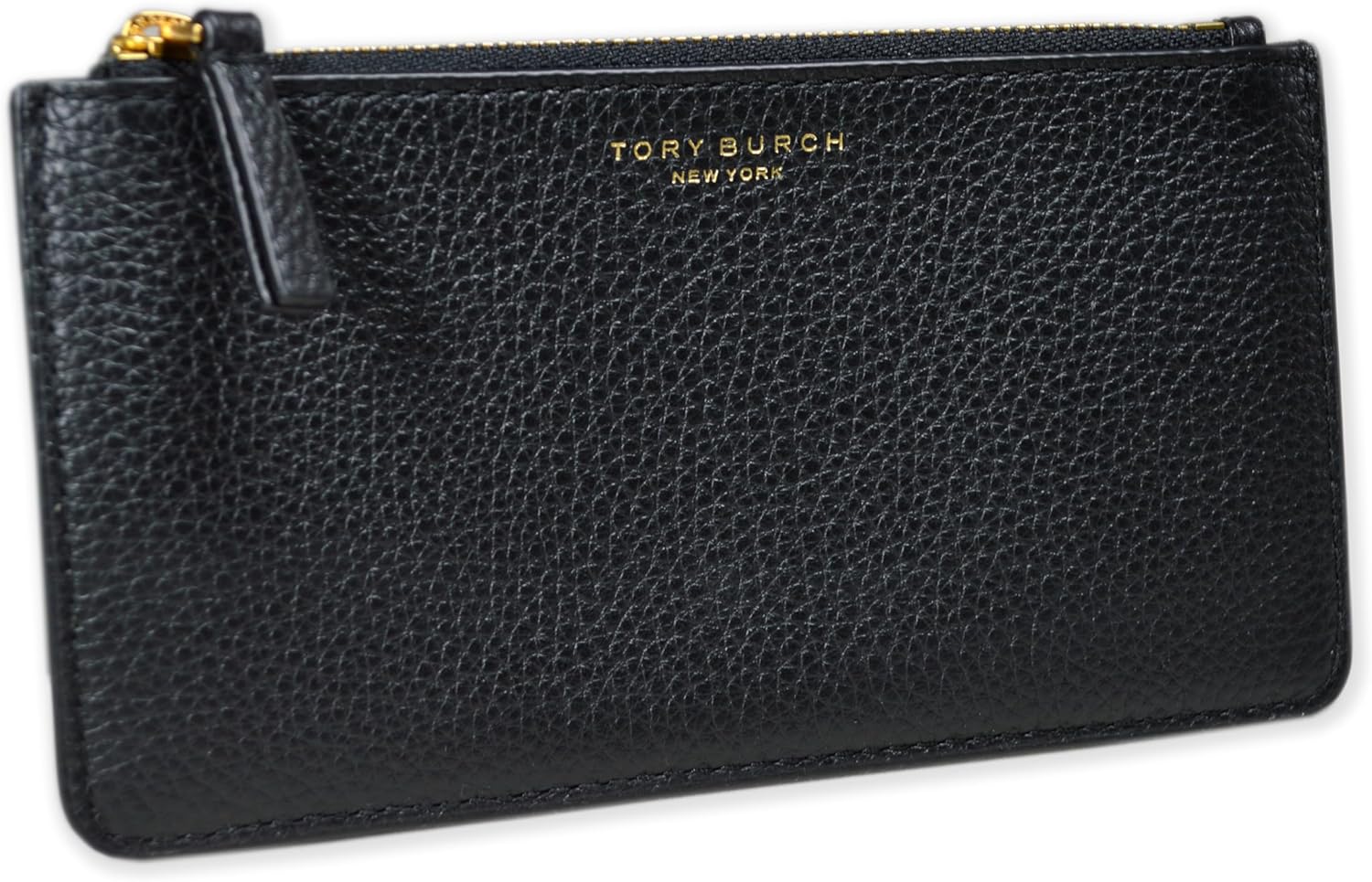 Túi đeo chéo Tory Burch Womens 146467 Thea Pebbled Leather With Gold-tone Hardware kèm ví phẳng (Màu đen)