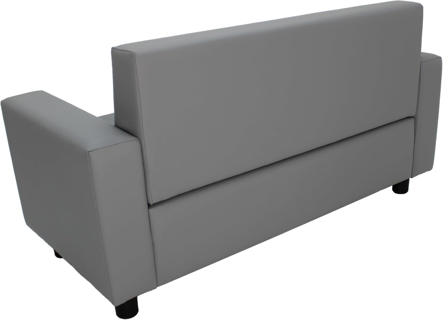 Factory Direct Partners Divano da lettura classico Playtime ispirato a SoftScape, mobili imbottiti per bambini di livello commerciale per casa, asilo nido, scuola materna, biblioteca; comodo design moderno - grigio, 14473-GY