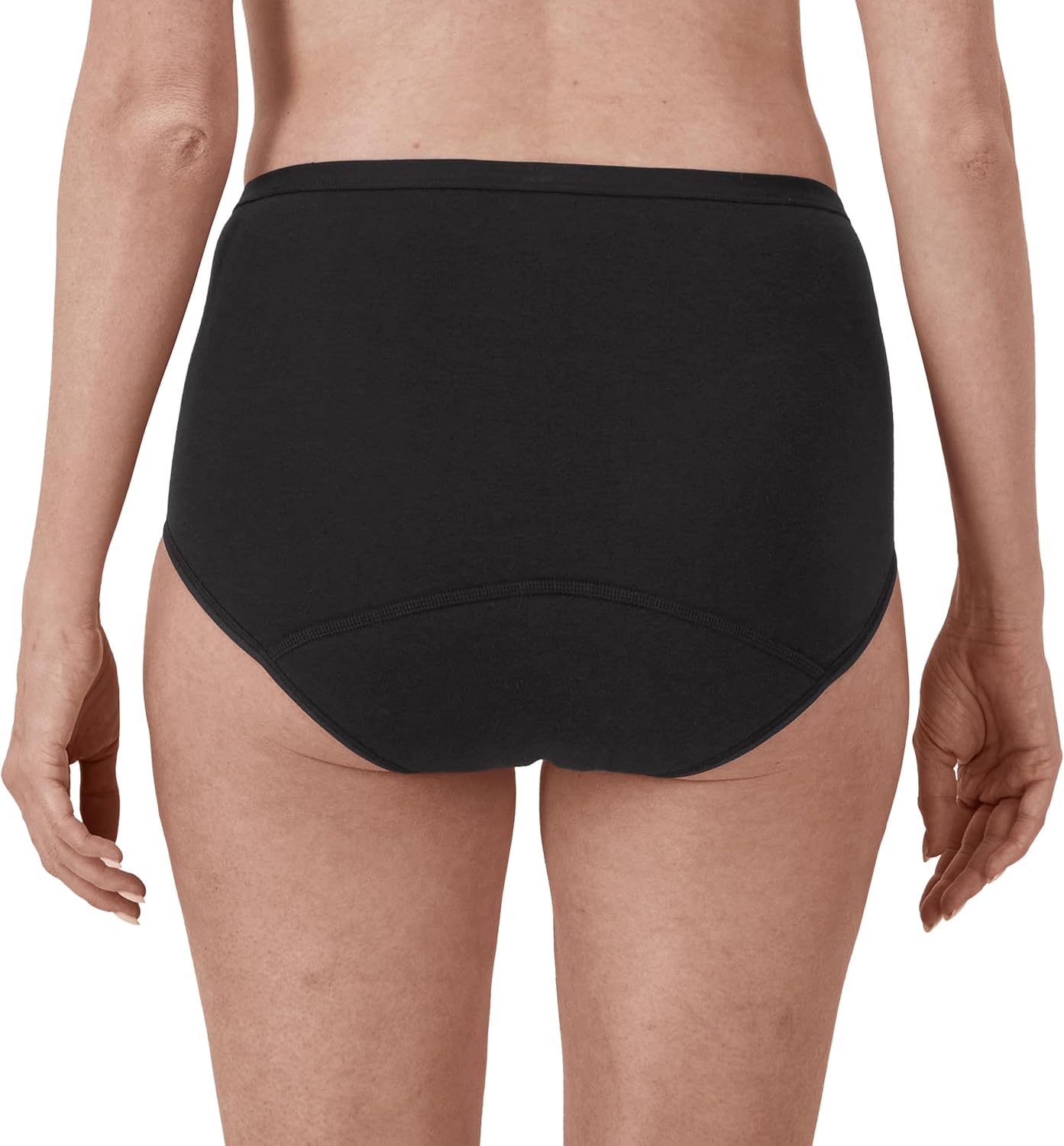 Hanes Women's Comfort, Punkt. Slips, Super Leak Unterwäsche nach der Geburt, 3er-Pack