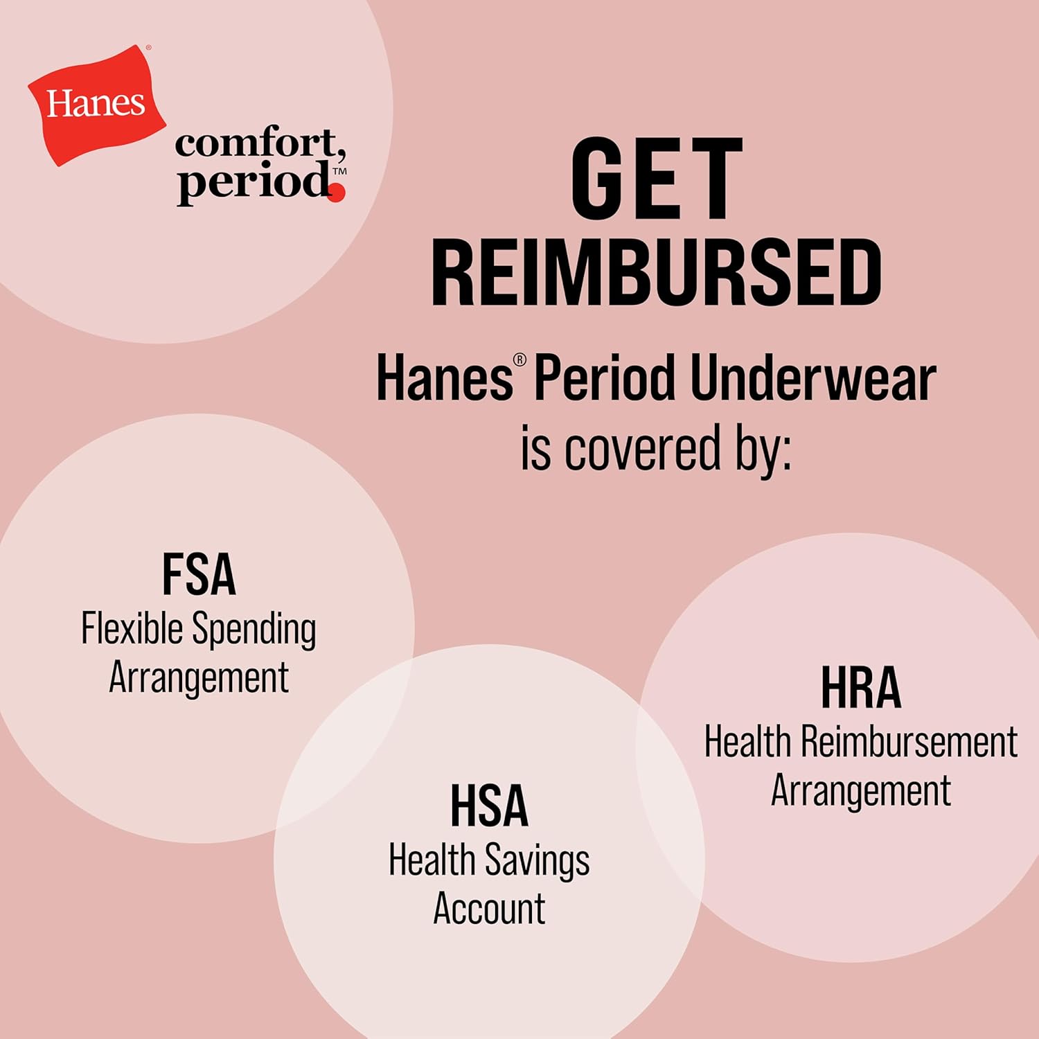 Hanes Women's Comfort, Punkt. Slips, Super Leak Unterwäsche nach der Geburt, 3er-Pack