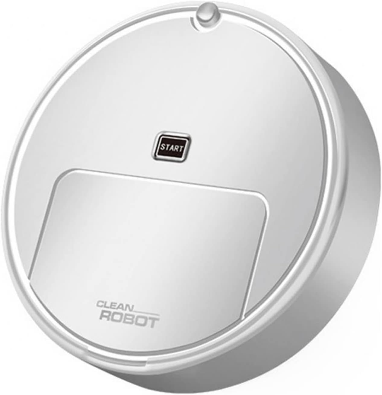 Robot mop Household Sweeping Robot Smart Automatic Cleaning Machine Floor Dust Remover No Suction Sweeper (Color : White Battery Power) · v8