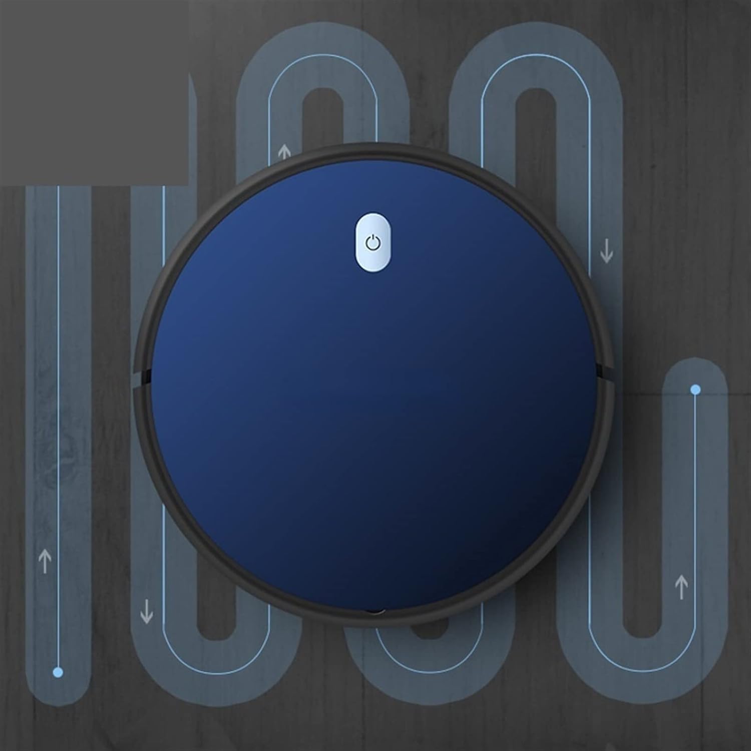Robot mocio Robot di pulizia intelligente Macchina per la pulizia automatica Spazzatrice aspirapolvere Smart Household Sweeper (Colore: blu, taglia: UK)