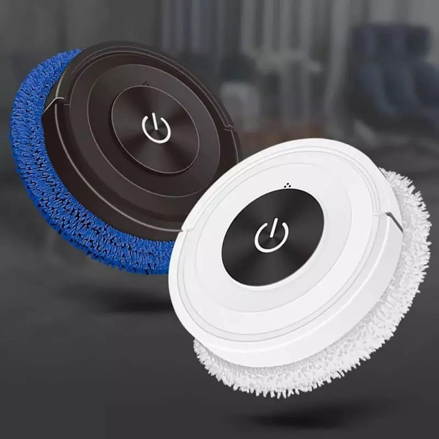 Robot mop Smart Home Wet Dry Sweeping Robot Automatic Mopping Machine Electric Mop Sweeper Rechargeable Dry Wet Floor Mopping Cleaner (Color : Black) · v2