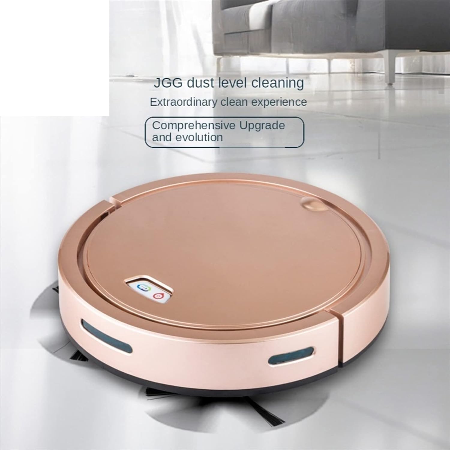 Robot mop Smart Sweeping Robot Automatically Recharges Large Suction Lazy Household Cleaning Machine Sweeper (Color : Rose Gold) · v2
