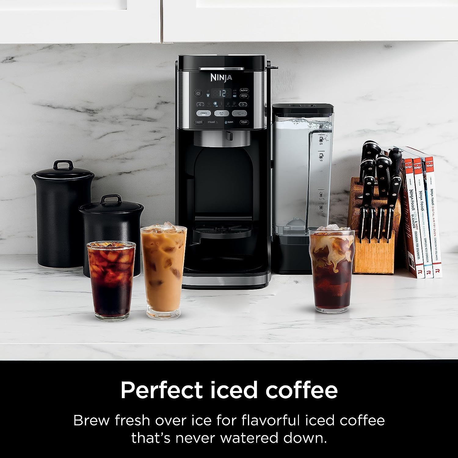 Ninja CFP101 DualBrew Hot  Iced Coffee Maker, Single-Serve, Compatible with K-Cups amp; 12-Cup Drip Coffee Maker, Black (Renewed) · v2