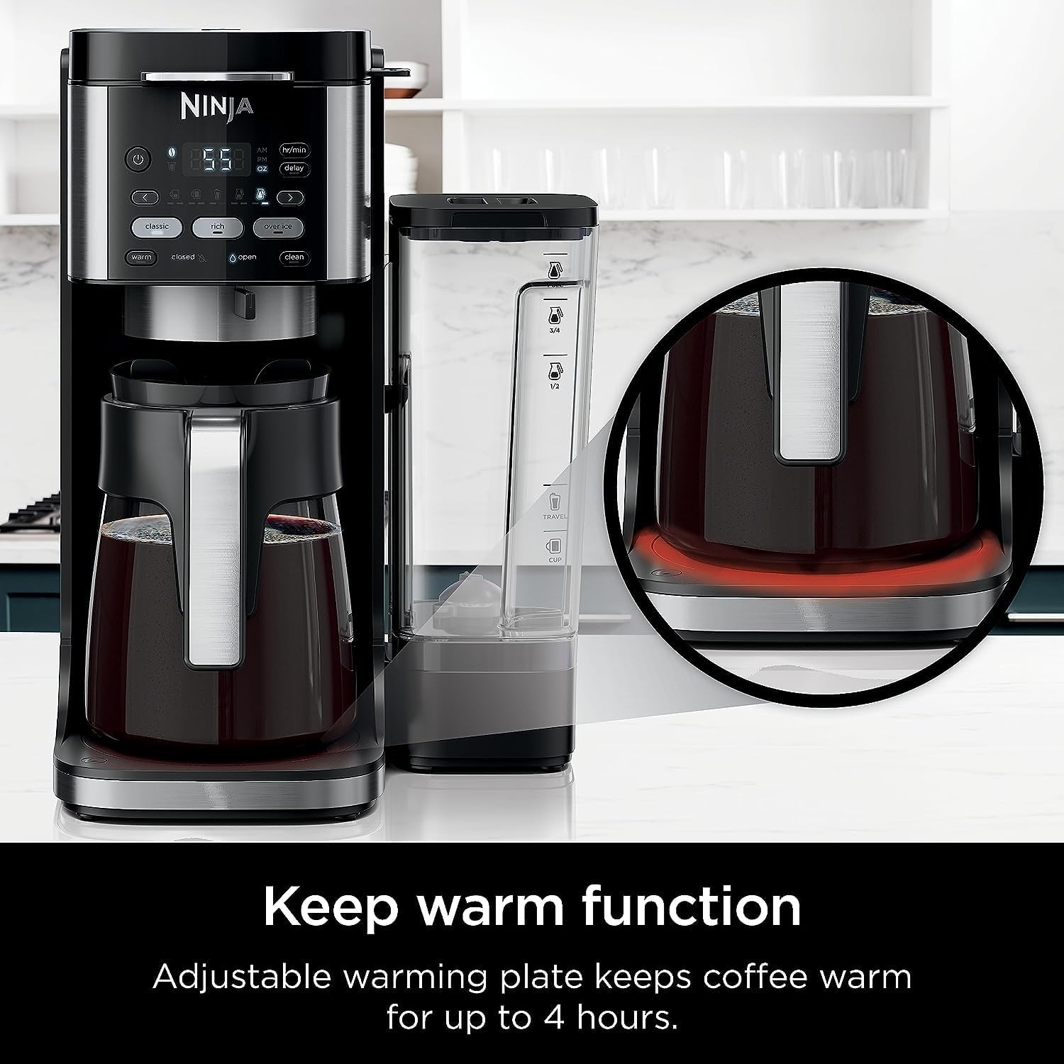 Ninja CFP101 DualBrew Hot  Iced Coffee Maker, Single-Serve, Compatible with K-Cups amp; 12-Cup Drip Coffee Maker, Black (Renewed) · v2