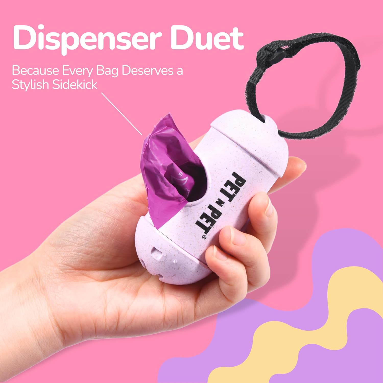 Pet N Pet Poop Bags for Dogs, 288 Counts Lavender Scented Dog Poop Bags with Leash Dispenser, USDA Certified 38% Plant Based  62% PE Dog Waste Bags, Dog Poop Bags Rolls, Scented Dog Bags for Poop · v2