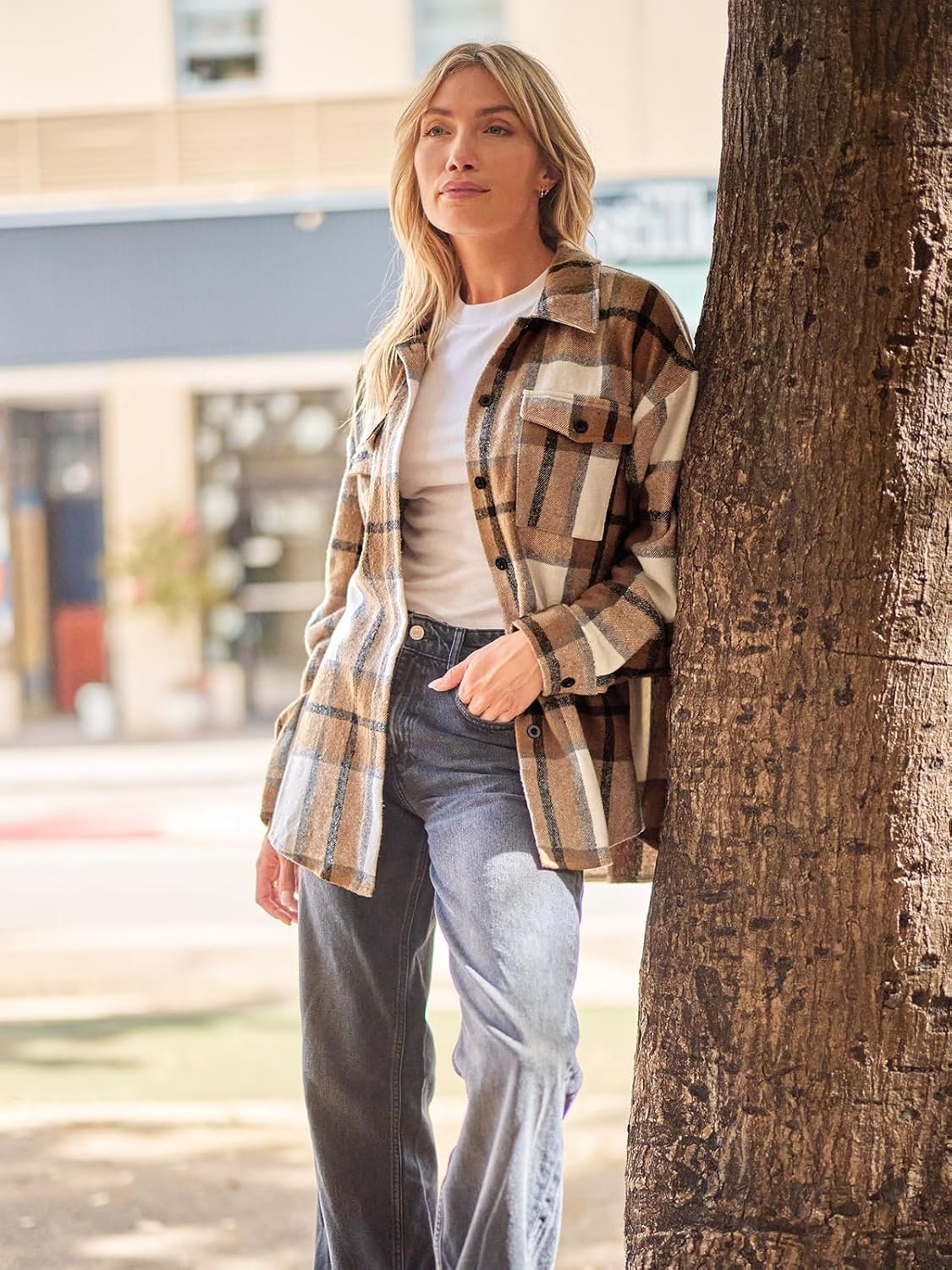 AUTOMET, Flanell, karierte Hemden, Jacken, 2024, langärmlige Hemden, Tops, modische Winterkleidung aus Kord mit Taschen.