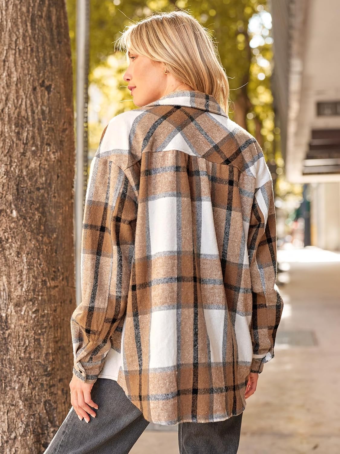 AUTOMET, Flanell, karierte Hemden, Jacken, 2024, langärmlige Hemden, Tops, modische Winterkleidung aus Kord mit Taschen.