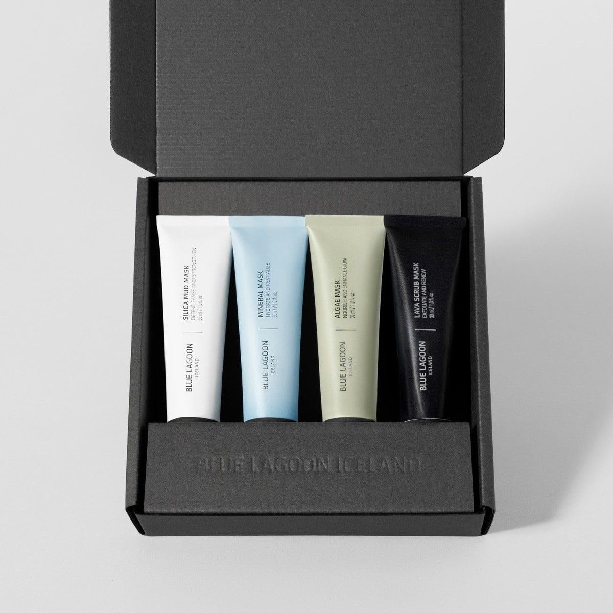 Blue Lagoon - Signature Masks Travel Set | Sustainable, Bioactive Luxury Skincare (4-Piece Set, 1 oz | 30 ml Each) · v3