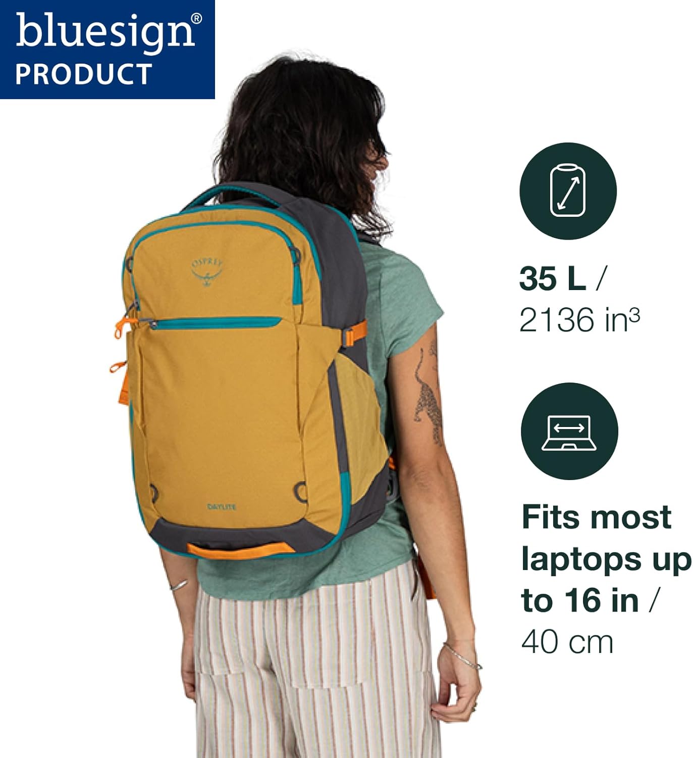 Osprey Daylite 35-Liter-Reiserucksack, Schwarz