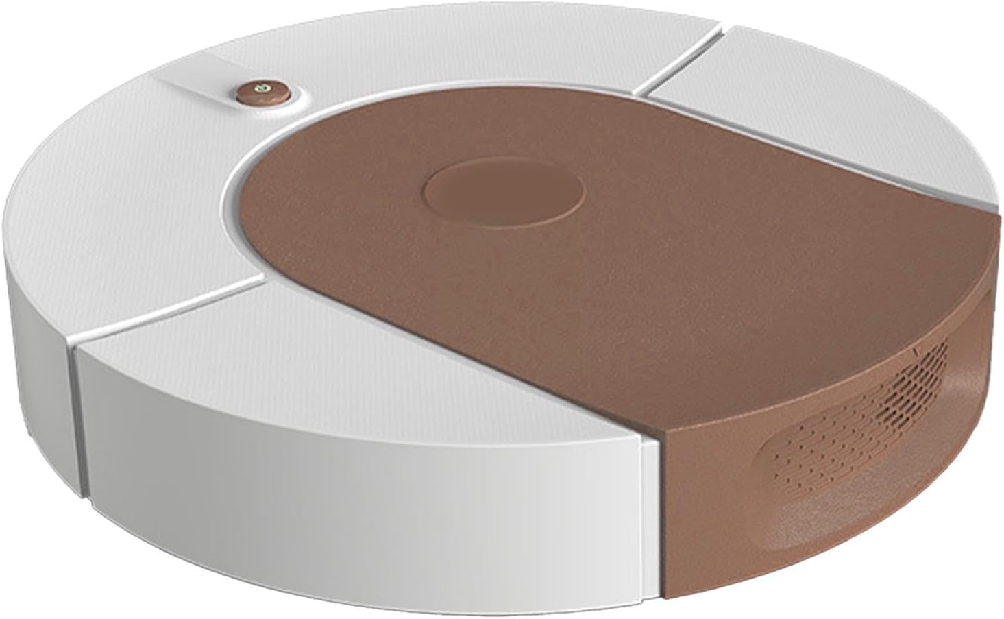 Robot Vacuum Cleaner, Strong Suction Robot Vacuum Cleaner with USB Rechargeable, Automatic Operation Robotic Vacuum Cleaner for Hard Floors, Ceramic Tiles (Brown) · v3