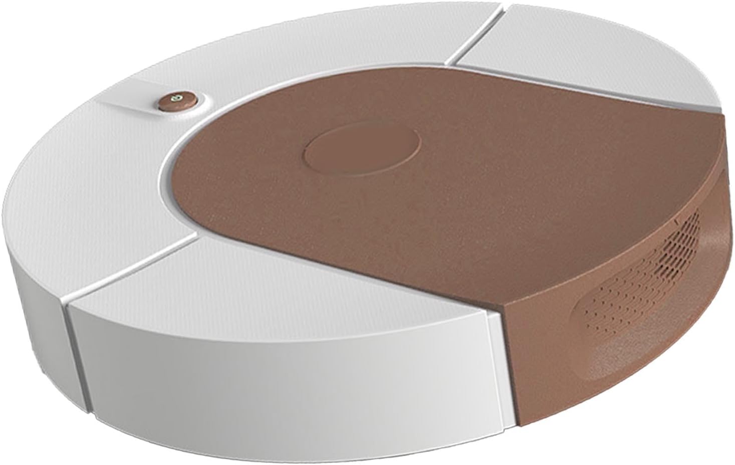 Robot Vacuum Cleaner, Strong Suction Robot Vacuum Cleaner with USB Rechargeable, Automatic Operation Robotic Vacuum Cleaner for Hard Floors, Ceramic Tiles (Brown) · v3