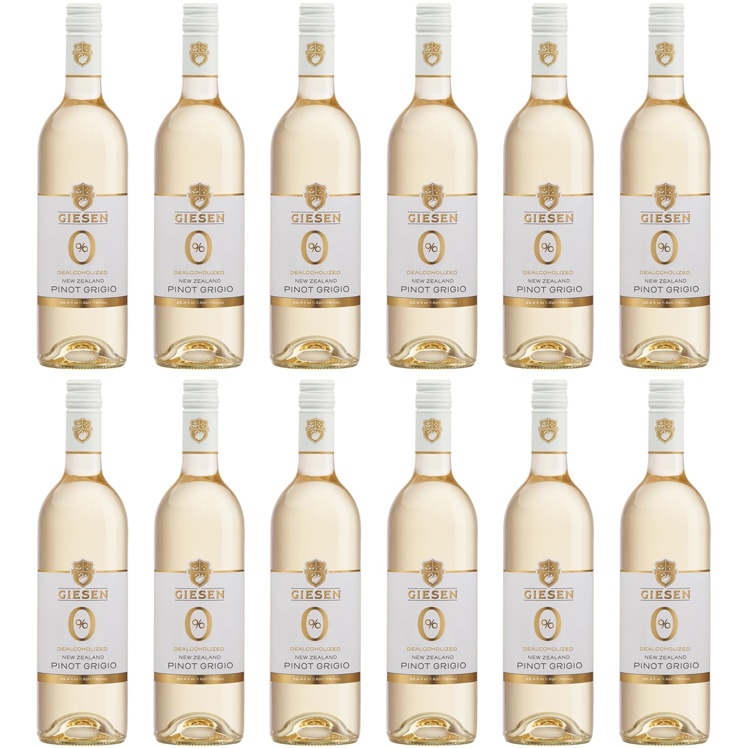 Giesen Non-Alcoholic Premium Pinot Grigio - Premium Dealcoholized White Wine Pinot Gris from New Zealand | 12 PACK · v2