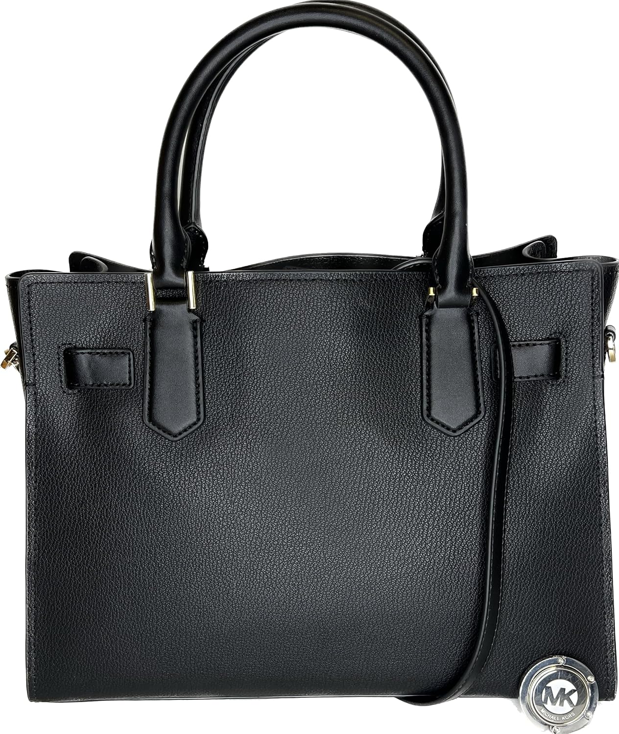 Michael Kors Hamilton MD Satchel bundled with Large Continental Wallet and Purse Hook · v3