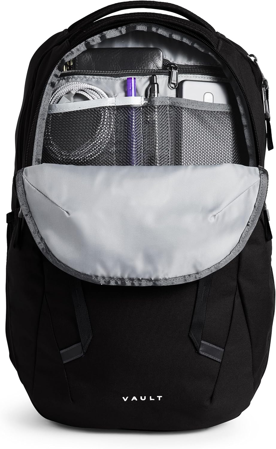 THE NORTH FACE Womens Vault Everyday Laptop Backpack - PFAS Free, TNF Black-NPF, One Size