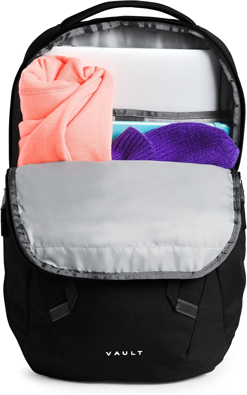 THE NORTH FACE Womens Vault Everyday Laptop Backpack - PFAS Free, TNF Black-NPF, One Size
