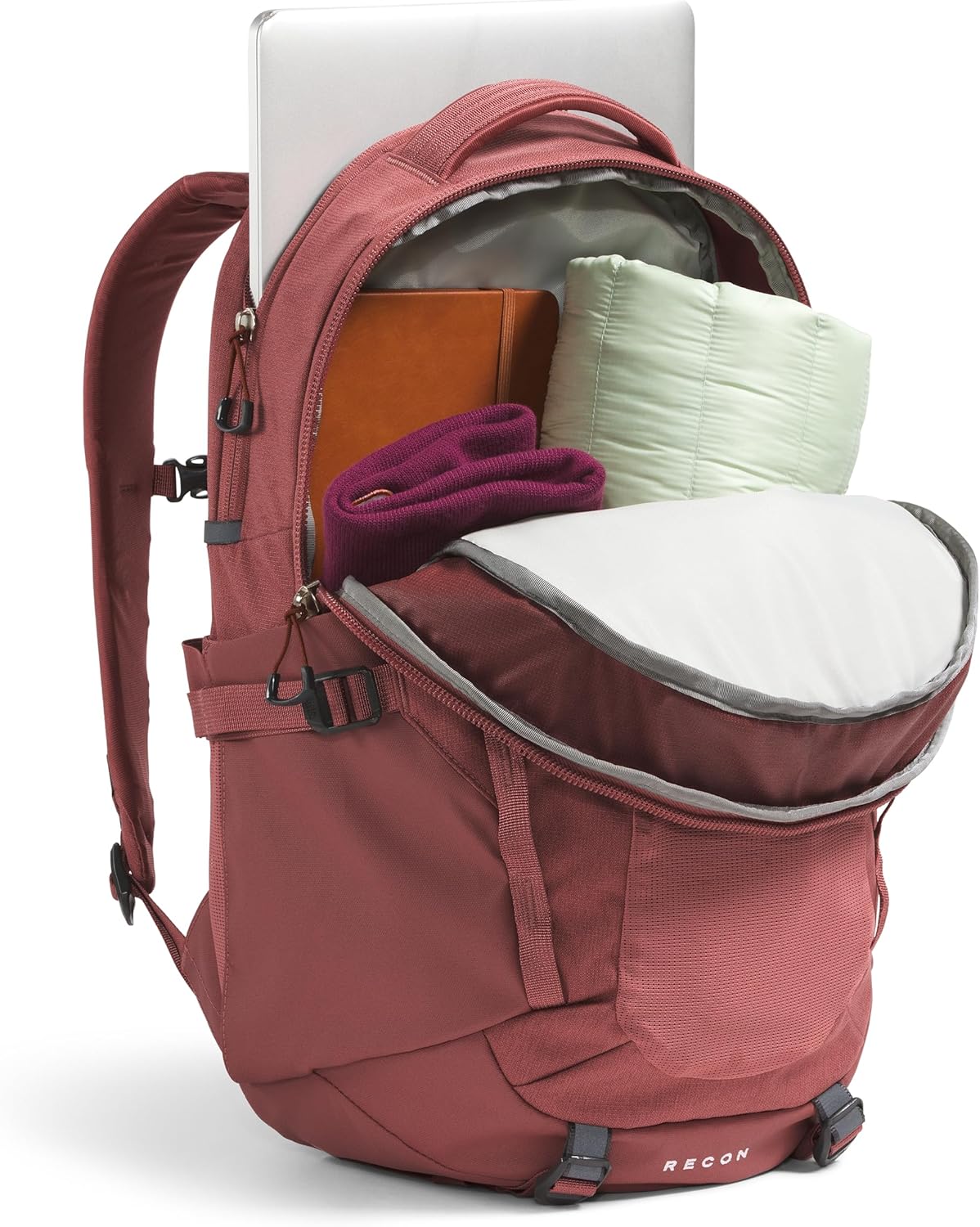 THE NORTH FACE Womens Recon Everyday Laptop Backpack, Canyon Dust Dark Heather, One Size · v3