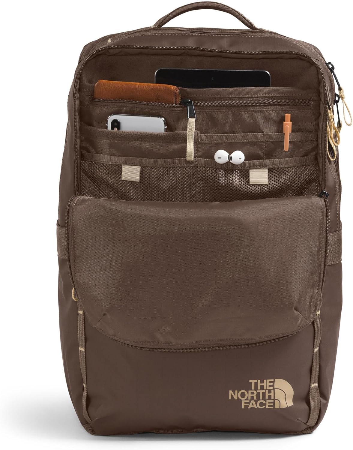 THE NORTH FACE Base Camp Voyager Daypack, Smokey Brown/Khaki Stone, One Size · v3