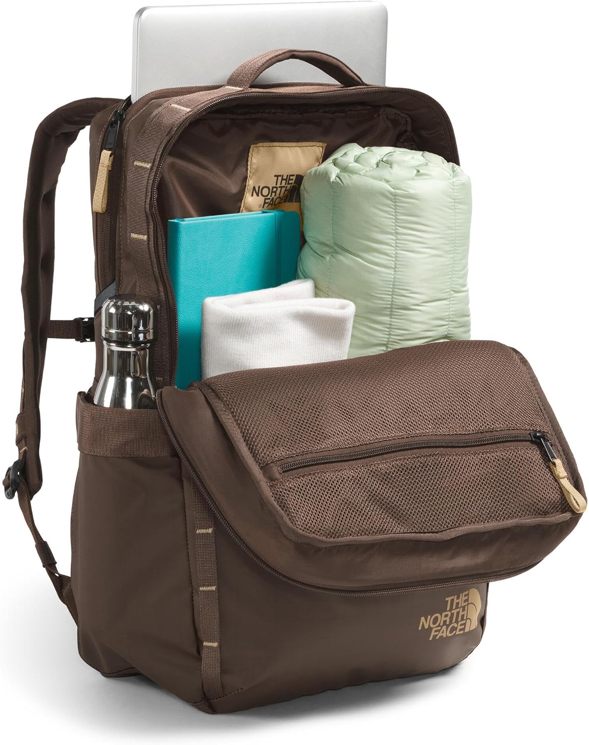 THE NORTH FACE Base Camp Voyager Daypack, Smokey Brown/Khaki Stone, One Size · v3