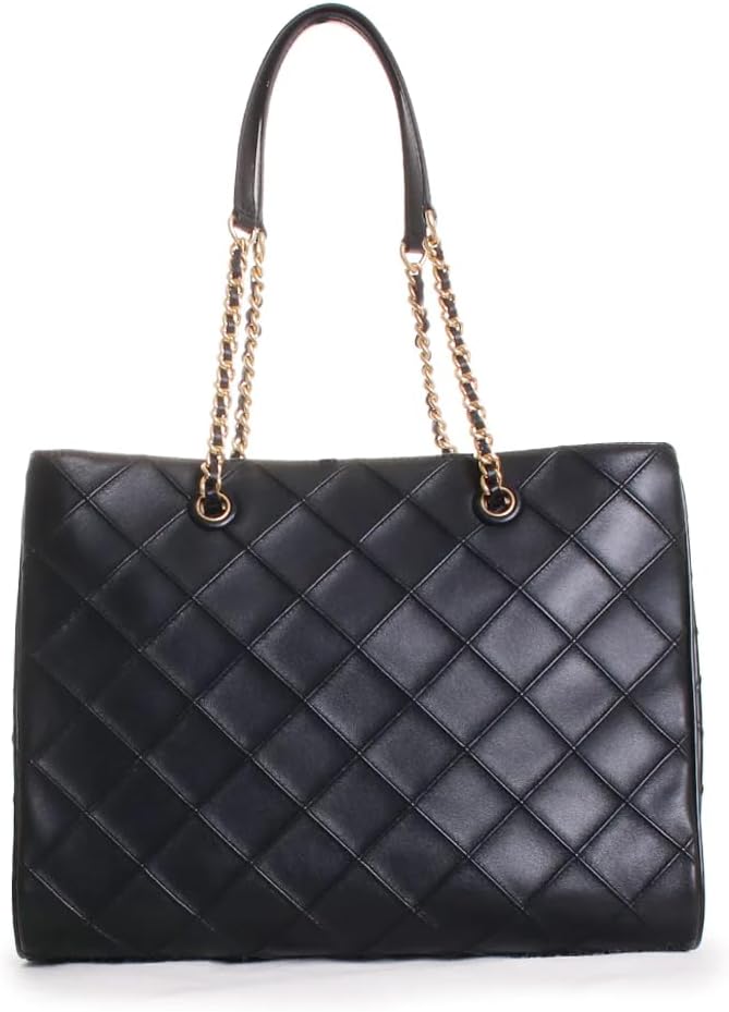 Tory Burch Fleming Soft Chain Tote, Black · v3