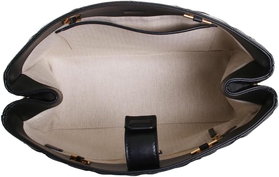 Tory Burch Fleming Soft Chain Tote, Black · v3