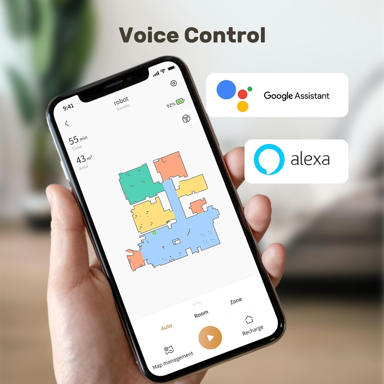 Verefa Self Emptying Robot Vacuum and Mop Combo, 5000Pa Suction, 70-Day Capacity, 260min Runtime, Lidar Navigation, Wi-Fi/App/Alexa Control, Robotic Vacuum Cleaner for Hard Floors, Carpets, Pet Hair · v2