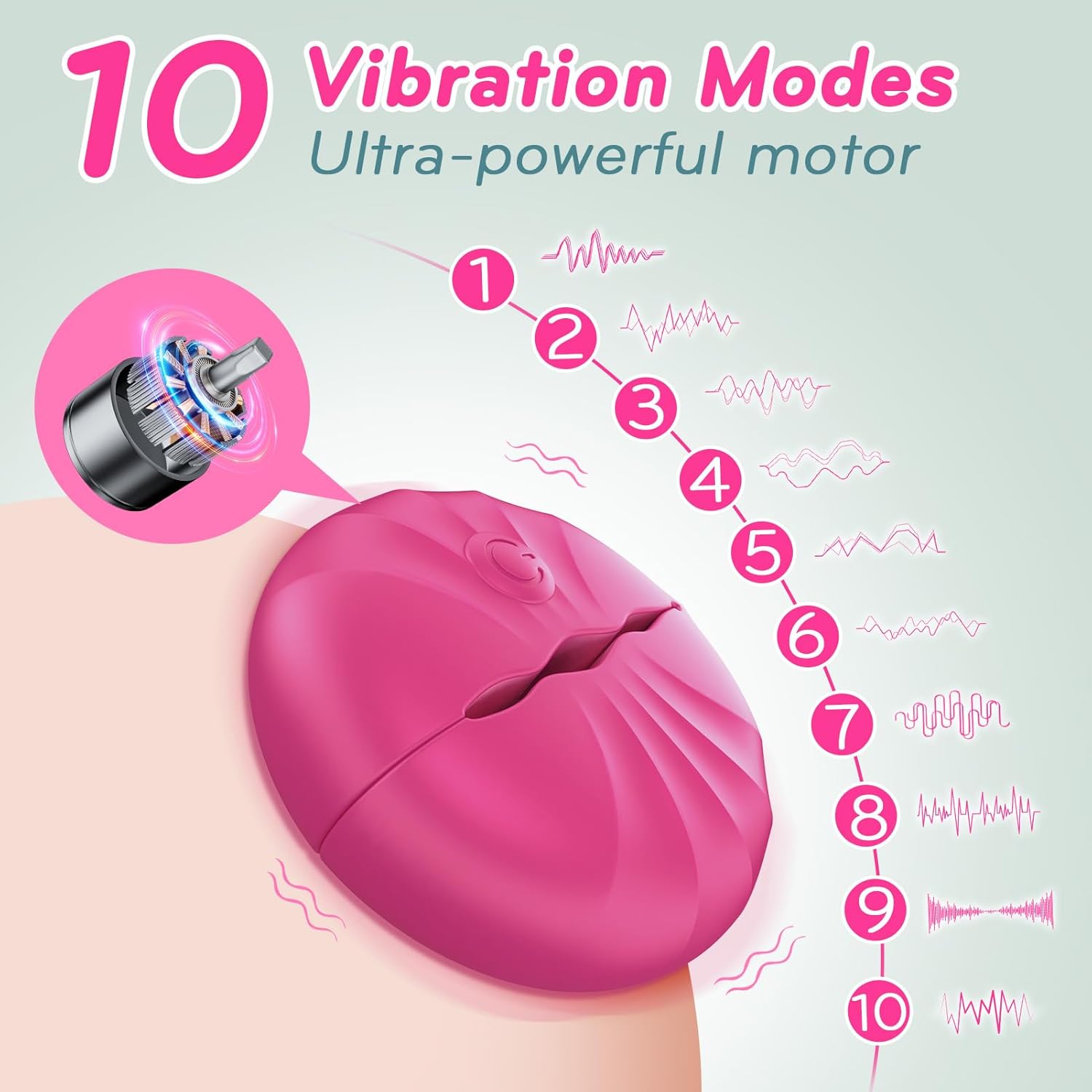 Vibromasseur à tétons lvhua Nipple Toys, pinces à tétons, plaisir sexuel, femmes avec 10 modes de vibration, jouet à tétons invisible léger en silicone, pinces à tétons vibrantes, jouet sexuel pour adultes pour femmes, couple, plaisir