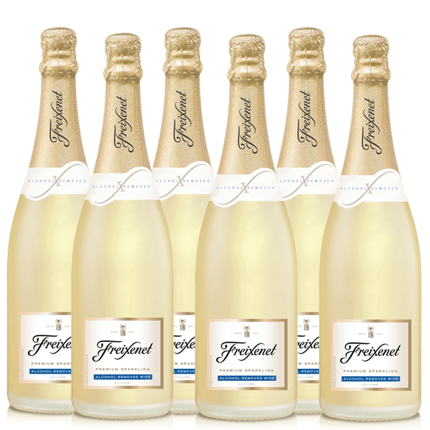 Freixenet alkoholfreier Sekt ohne Alkohol — Premium-Eleganz ohne Alkohol für Feierlichkeiten | 6ER-PACK