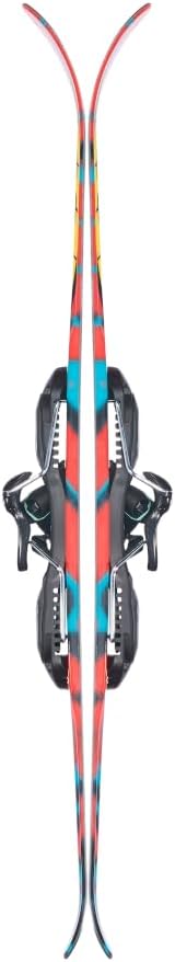 K2 Fatty Adult Skiboards 88cm Skiblades Snowblades with Ski Boot Fixed Bindings with Line Carry Bag.