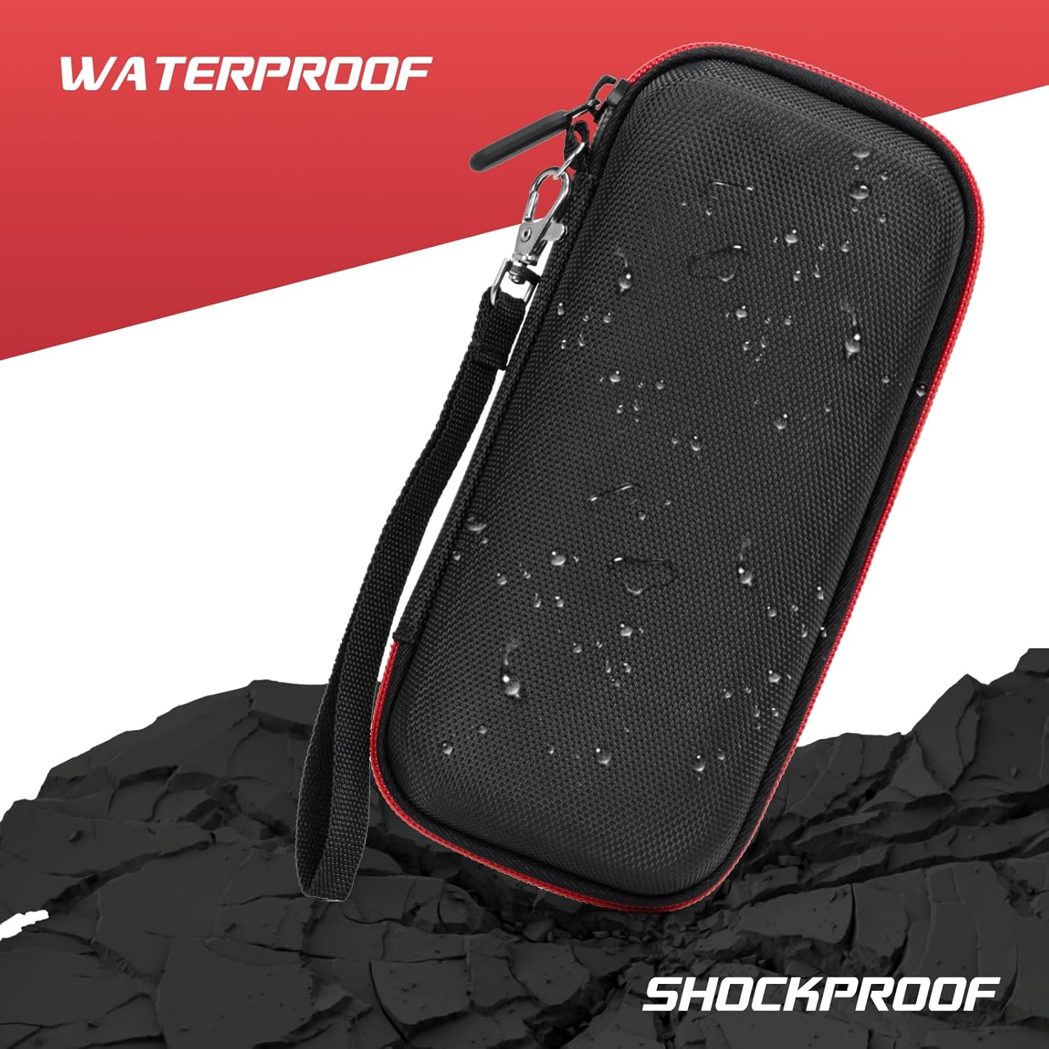 Étui de voyage compatible avec Anker/pour Poiytl/pour iPos/pour Sabani/pour Ohoviv/pour RGvota/pour chargeur portable Pxwaxpy, support de rangement pour batterie à recharge rapide (étui uniquement)
