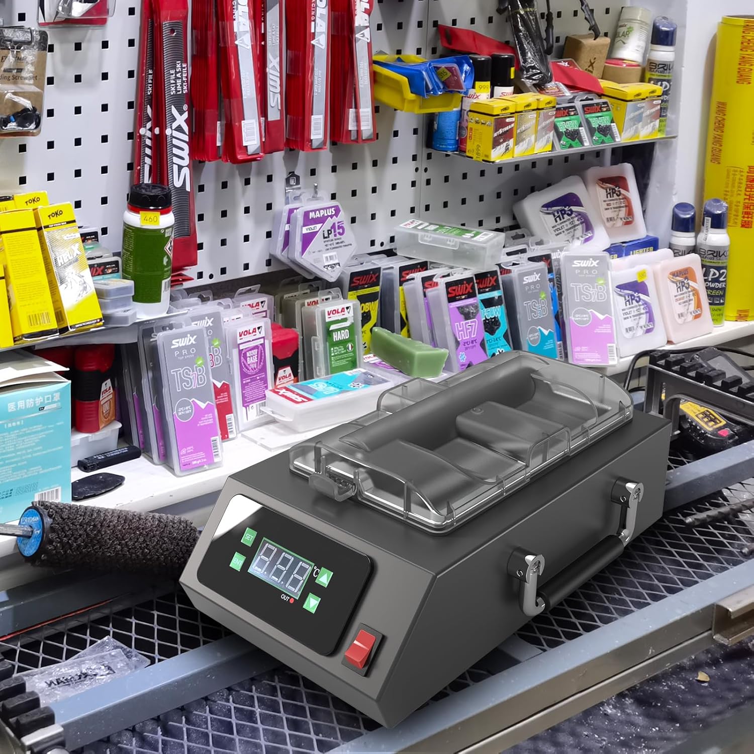 XCMAN Wachsmaschine für Ski und Snowboard, abnehmbar