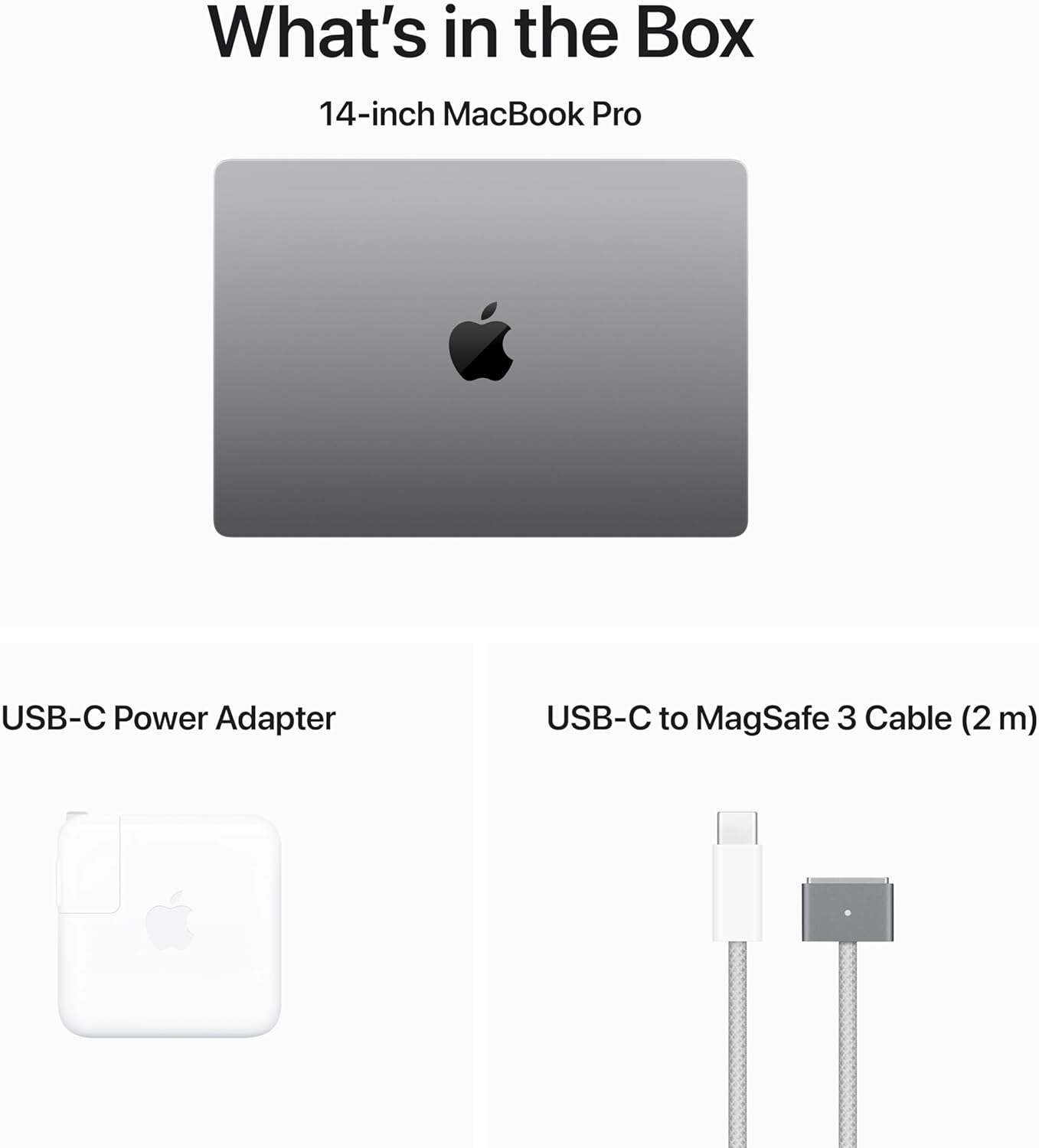 Apple 2023 MacBook Pro Laptop M3 Chip mit 8-Core-CPU, 10‑Core-GPU: 14,2-Zoll-Liquid-Retina-XDR-Display, 16 GB Unified Memory, 1 TB SSD-Speicher, Space Grey (Z1C80001F)