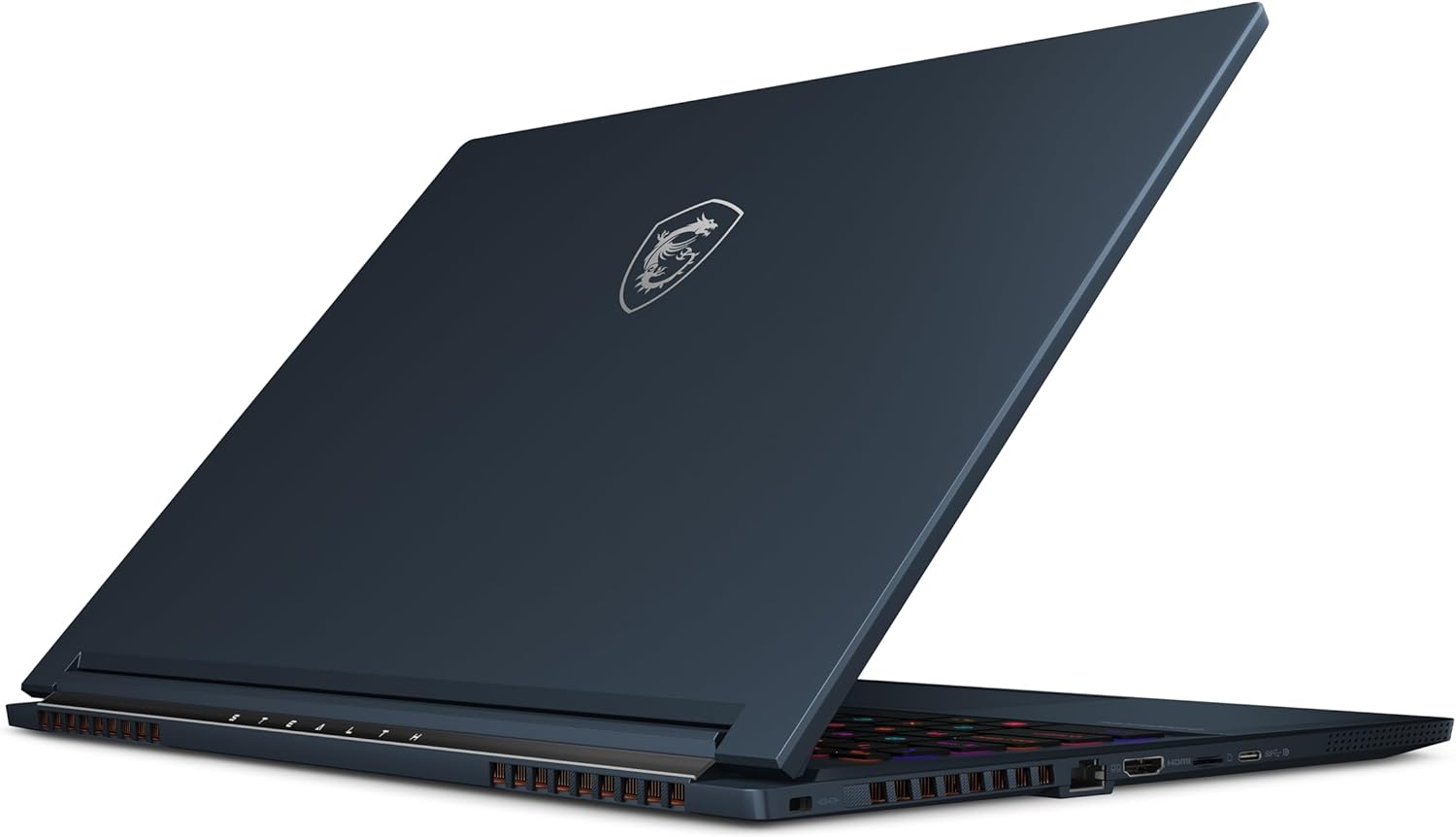โน้ตบุ๊กเกมมิ่ง MSI Stealth 16 AI Studio 16” 240Hz QHD: Intel Core Ultra 9, NVIDIA Geforce RTX 4070, 64GB DDR5, SSD NVMe 1TB, Thunderbolt 4, Cooler Boost Trinity, Win 11 PRO: Star Blue A1VGG-036US