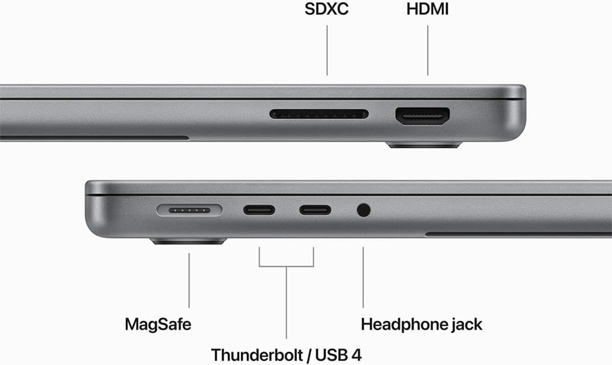 Apple MacBook Pro 14.2 with M3 Pro Chip (Late 2023) - Space Black, 11-Core / 14-Core, 36GB, 96W Adapter, 1TB SSD · v5