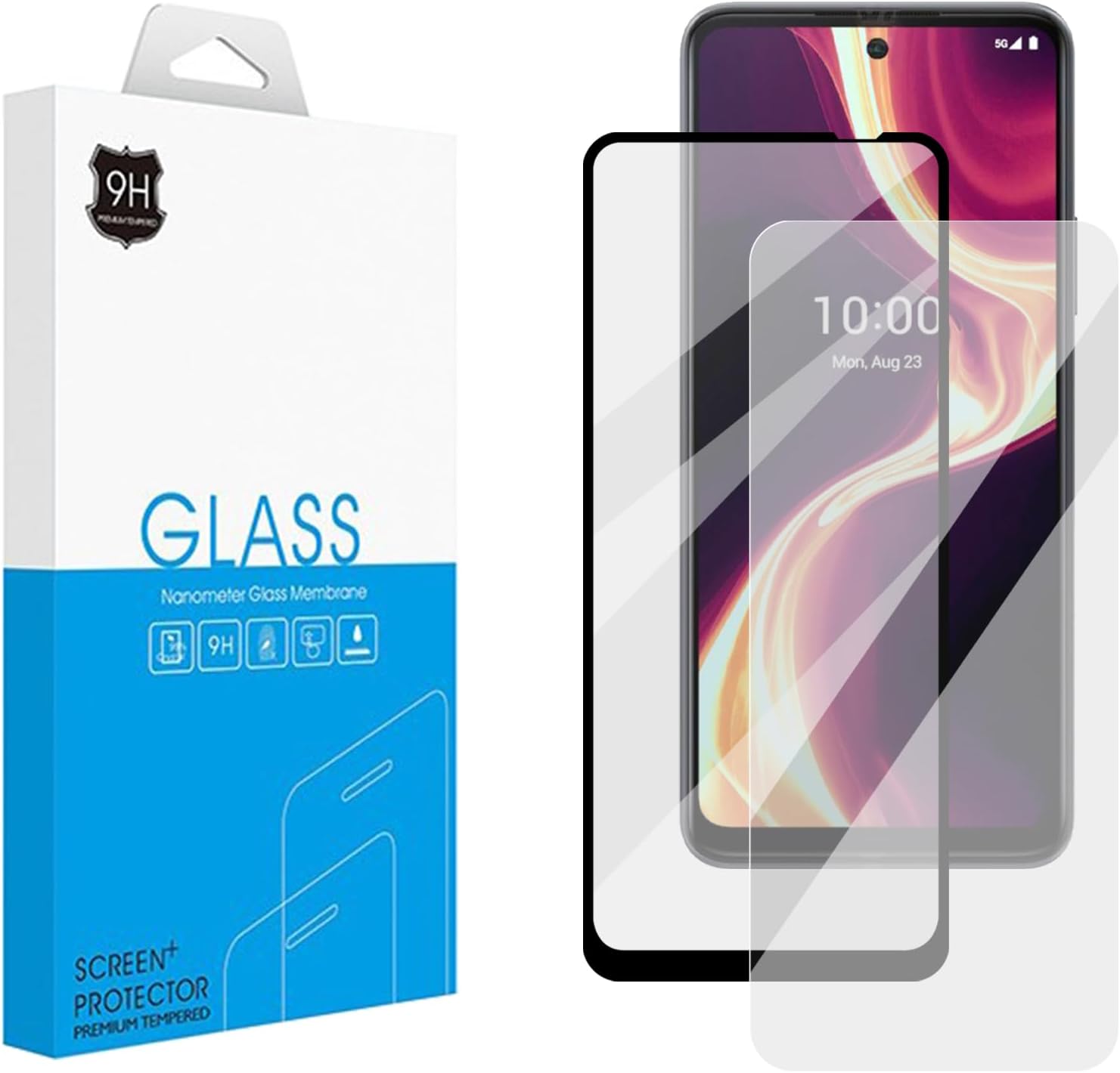 Ailiber for Boost Celero 3 5G Plus Screen Protector[2 Pack], Celero 3 5G Pro Screen Protector Tempered Glass, Anti-Scratch, HD Clear, Case Friendly, Full Coverage Phone Film for Boost Celero 3 5G   7