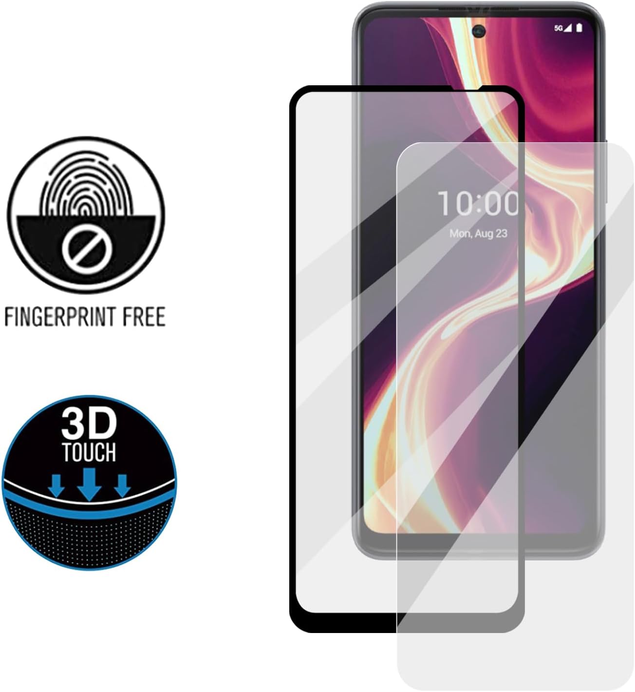 Ailiber for Boost Celero 3 5G Plus Screen Protector[2 Pack], Celero 3 5G Pro Screen Protector Tempered Glass, Anti-Scratch, HD Clear, Case Friendly, Full Coverage Phone Film for Boost Celero 3 5G   7