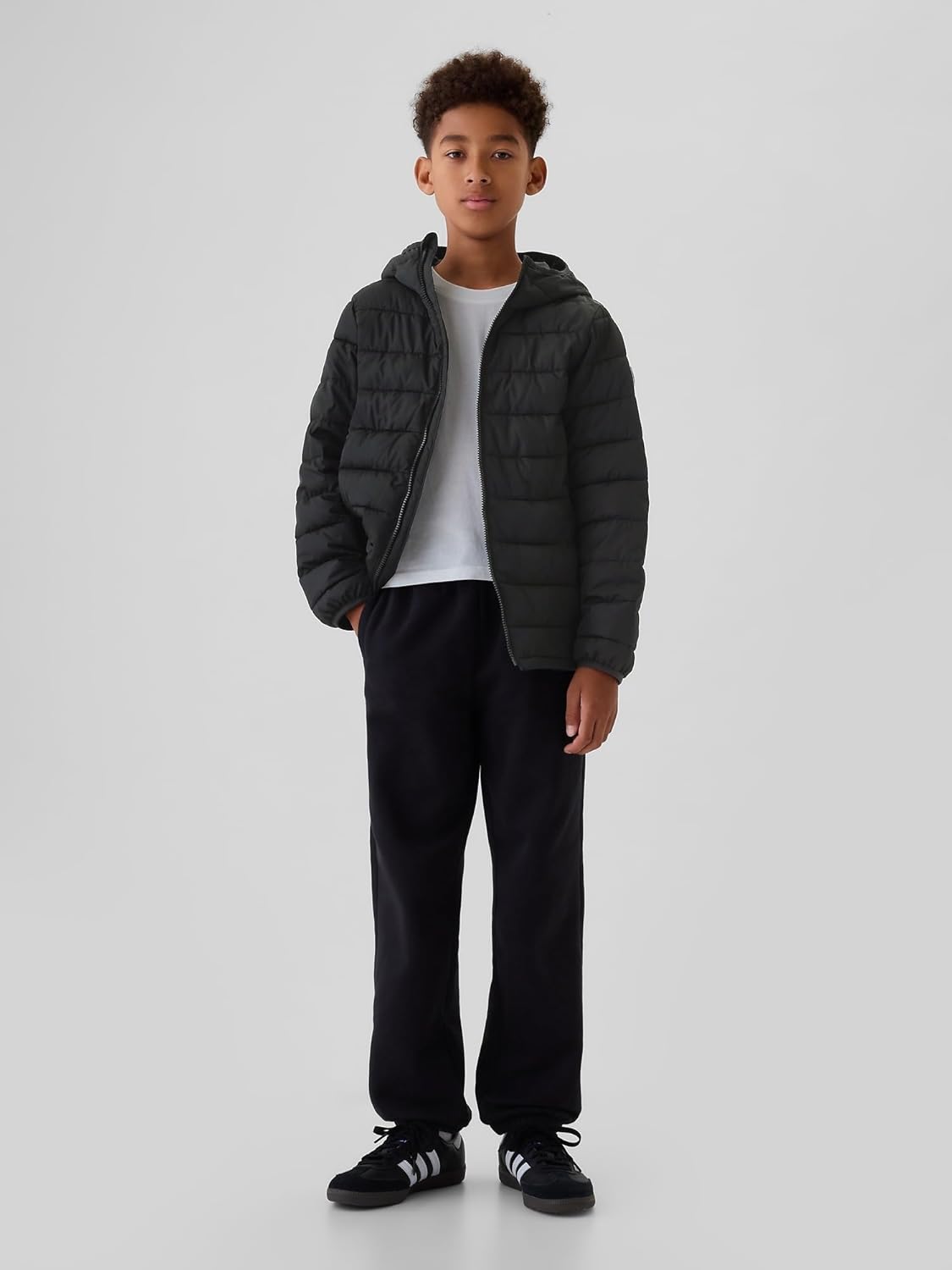 GAP Boys Logo Lightweight Puffer Jacket