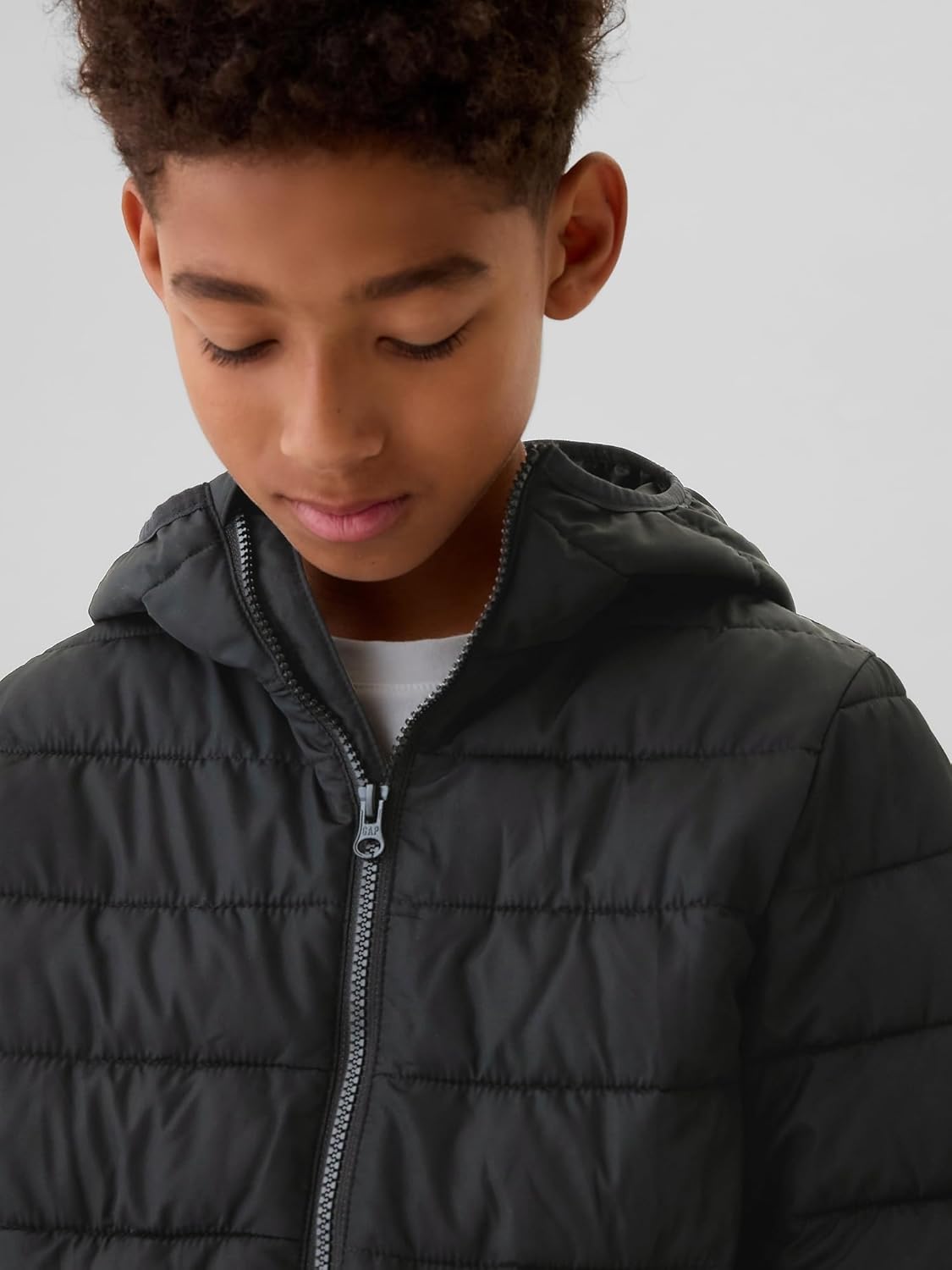 GAP Boys Logo Lightweight Puffer Jacket