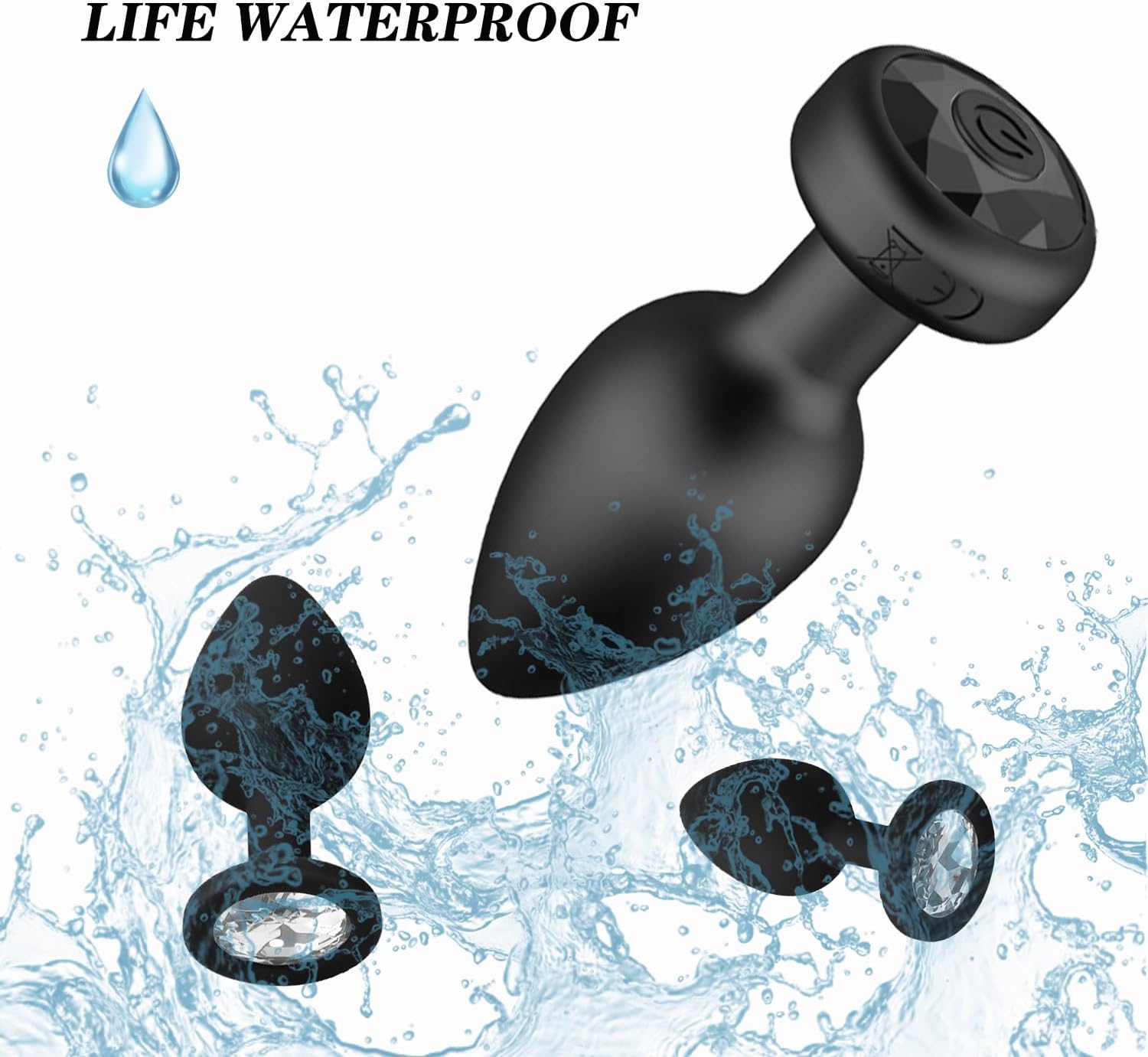 Anal Plug Sex Toys Vibrator- 3PCS Silicone Anal Toys Butt Plug Training Kit with Remote Control 10 Frequency Vibration, Vibrating Anal Plug and Prostate Massager, Adult Sex Toys and Games