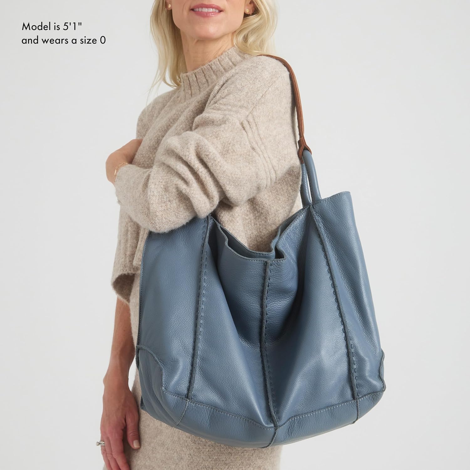 The Sak Los Feliz Large Tote Bag - Womans Purse For Everyday, Travel, Beach Bag - Roomy Handbag With Shoulder Bag Strap · v2